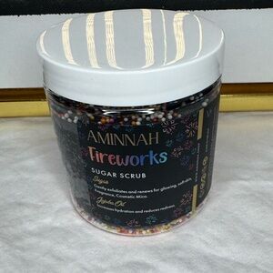 Aminnah Fireworks Sugar Scrub limited edition new